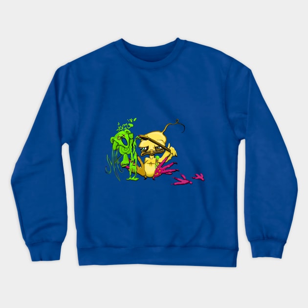 Grumpy Chicken Artist. Crewneck Sweatshirt by Grumpy Chicken